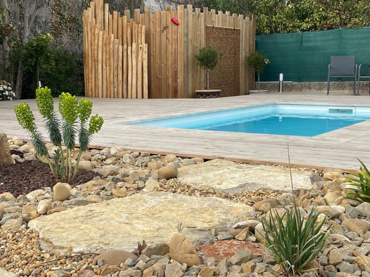 Mas Provencale Jardin Piscine Villa Saint-Cyr-sur-Mer Buitenkant foto