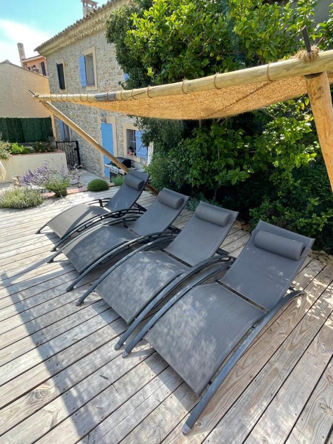 Mas Provencale Jardin Piscine Villa Saint-Cyr-sur-Mer Buitenkant foto